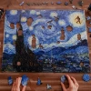 Деревянные Пазлы "Ван Гог - Звездная ночь"