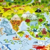 Детская карта мира 100 деталей