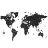 UNIDRAGON World Map Black 50x30