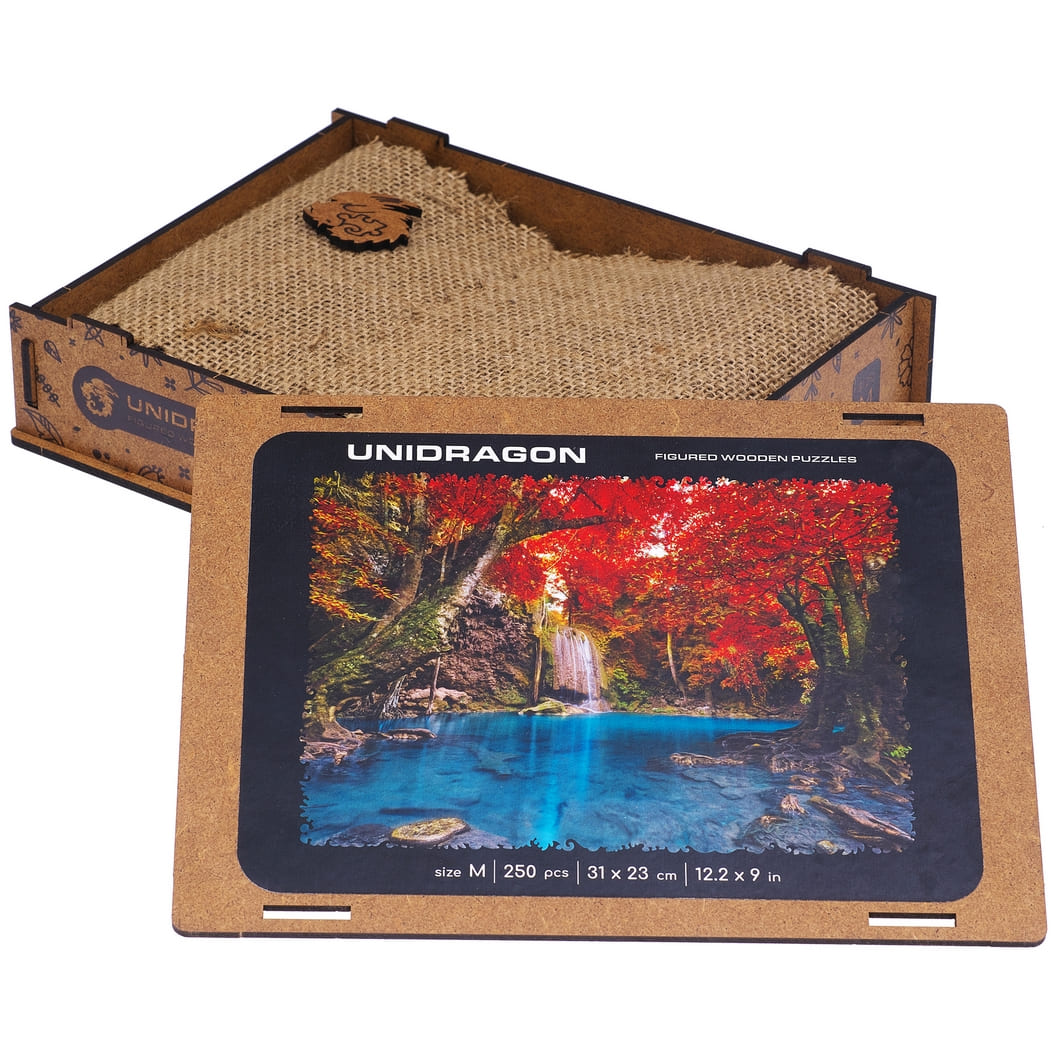 unidragon wooden puzzle jigsaw puzzle for adult erawan waterfall m 08